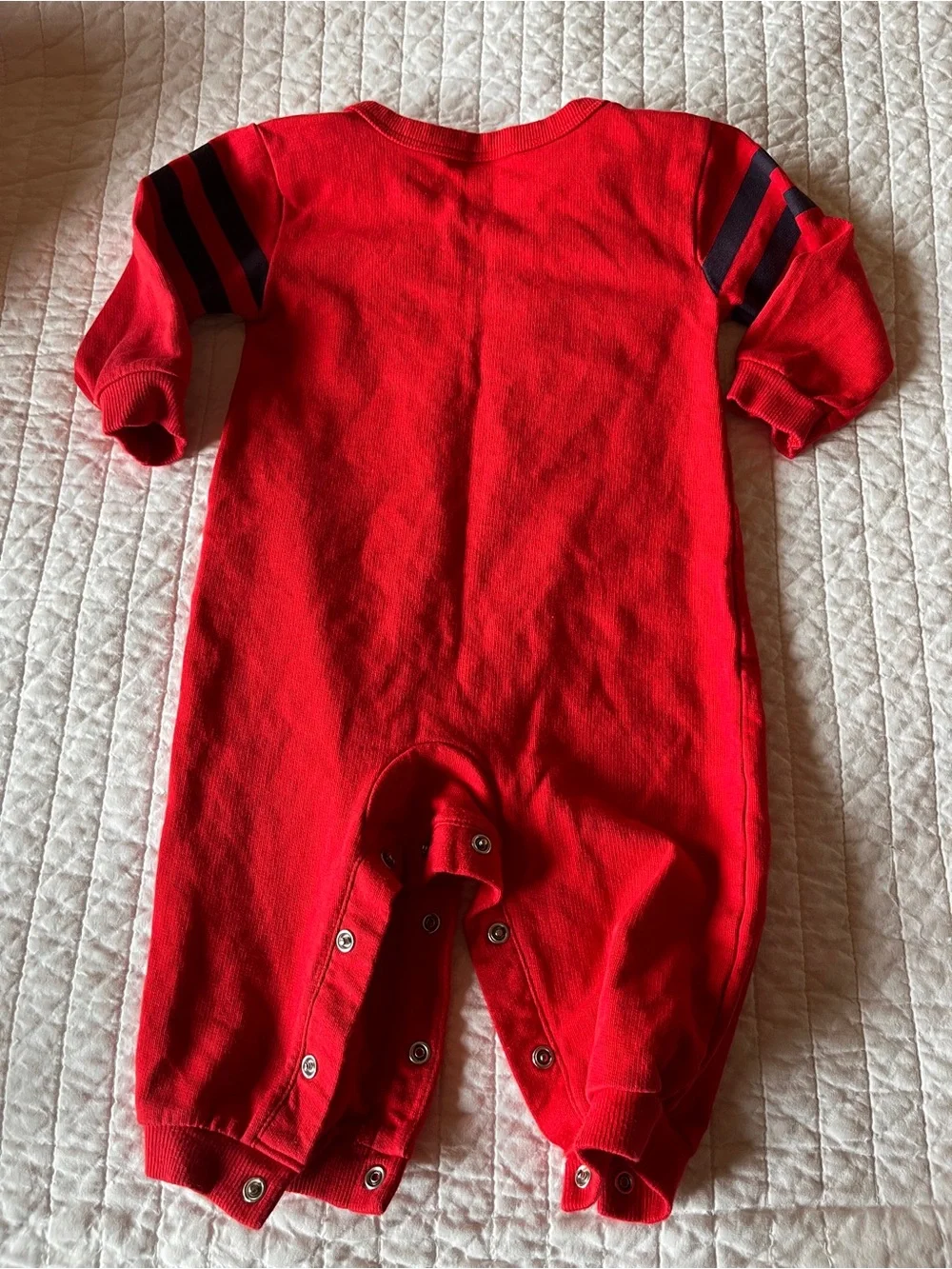 Carter’s Red 'More Hugs' Baby One-Piece Romper 9 months